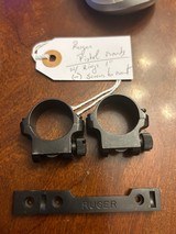 Ruger handgun scope base with rings - 2 of 2