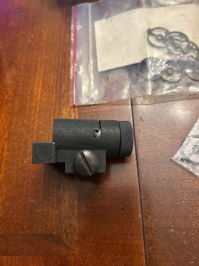 Modern target front sight with inserts