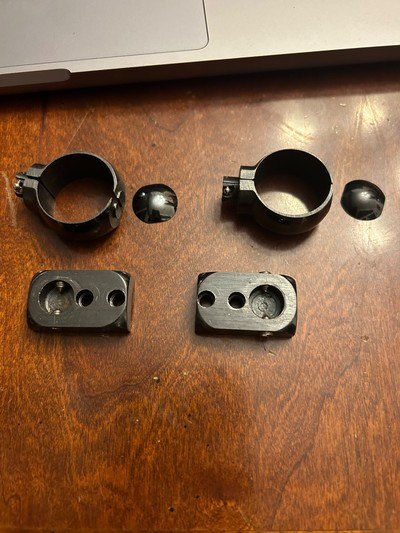 Vintage "Controle" scope rings and bases