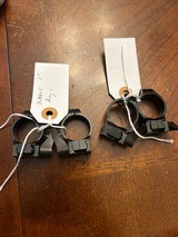 1" Warne Rings with the lever, medium height