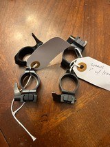1" Warne Scope rings with lever, high Height