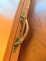 Axtell 1877 Creedmore Rifle in 45-100 with tang and heel sights and its original case. - 12 of 14