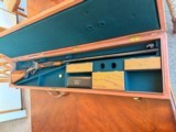 Axtell 1877 Creedmore Rifle in 45-100 with tang and heel sights and its original case. - 3 of 14