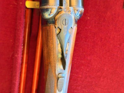 Cased W&C Scott "Kinsman" 12 ga English game gun in excellent condition. - Image 8 of 11