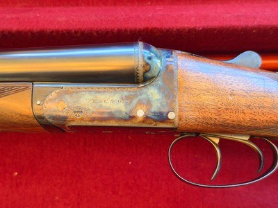 Cased W&C Scott "Kinsman" 12 ga English game gun in excellent condition. - Image 7 of 11