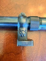 Karl Kaps 2 1/2 power German hunting scope with claw mounts and their bases as modified for an 11 mm rail. - Image 11 of 12