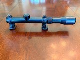 Karl Kaps 2 1/2 power German hunting scope with claw mounts and their bases as modified for an 11 mm rail. - Image 8 of 12