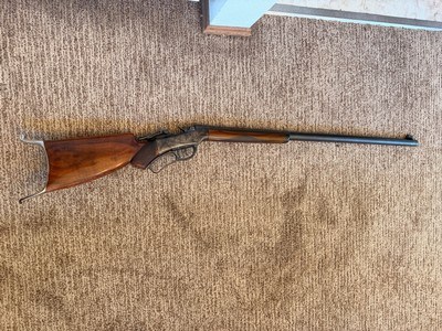 Ballard Model 10"Junior" Schutzen rifle in 38-55 - Image 3 of 20