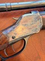 A restored Winchester 1885Schutzen rifle with a thick sided action, DSTs and possibly a Schoyen barrel - Image 10 of 19