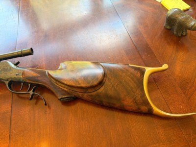 A restored Winchester 1885Schutzen rifle with a thick sided action, DSTs and possibly a Schoyen barrel - Image 1 of 19