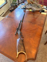A restored Winchester 1885Schutzen rifle with a thick sided action, DSTs and possibly a Schoyen barrel - Image 6 of 19