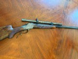 A restored Winchester 1885Schutzen rifle with a thick sided action, DSTs and possibly a Schoyen barrel - Image 7 of 19