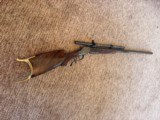 A restored Winchester 1885Schutzen rifle with a thick sided action, DSTs and possibly a Schoyen barrel - Image 19 of 19