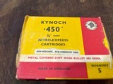 Kynoch .450 Nitro Express 31/2” 480gr. Solids - 2 of 2