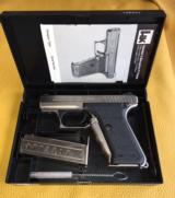 H&K P7 M8 Nickel finish NIB. 9mmx19. Unfired 100% condition - 1 of 4