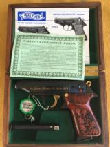 #071 of 500. NIB unfired,Walther PP 9mm kurz 50th anniversary- 1 of 5
