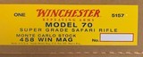New In Box Winchester Mod 70 Super Grade Safari 458 Win Mag - 7 of 7