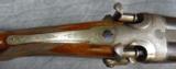A. HOLLIS & SON .360
ROTARY-UNDERLEVER DBLE-BARRELLED HAMMER RIFLE - 4 of 11