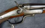 A. HOLLIS & SON .360
ROTARY-UNDERLEVER DBLE-BARRELLED HAMMER RIFLE - 3 of 11