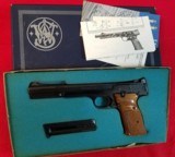 Smith and Wesson model 41 .22 target pistol - 1 of 1