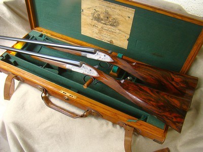 Charles Lancaster Pair 20 ga. game guns