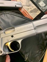 Browning Hi-Power 9mm - Satin Nickel - Mfg.1982 - Belgium - 3 of 4