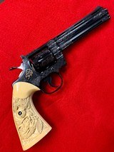 Colt Python 357 - ENGRAVED WITH IVORY GRIPS - Mfg. 1981 - 3 of 10