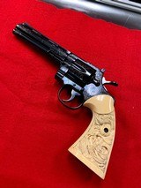 Colt Python 357 - ENGRAVED WITH IVORY GRIPS - Mfg. 1981 - 1 of 10