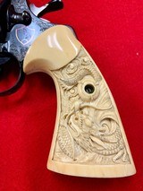 Colt Python 357 - ENGRAVED WITH IVORY GRIPS - Mfg. 1981 - 8 of 10