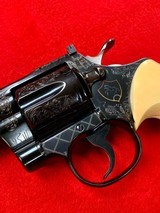 Colt Python 357 - ENGRAVED WITH IVORY GRIPS - Mfg. 1981 - 10 of 10