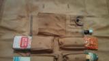 RARE!! WWI SPARE PARTS POUCH 75 mm gun French USA
w/bandaids & misc in it
- 8 of 9