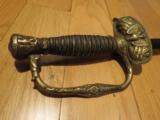 Civil war officerss sword minus/without bayonet most likely zouave - 5 of 6