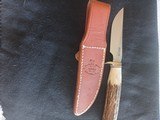 Randall Denmark Special 4 1/2 inch Blade withh a standard style brass hilt and4 1/2 inch handle. - 1 of 4
