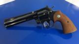 Unfired - Early 1957 - 4 digit serial - 6" Royal Blue Colt Python - Absolutely Flawless with Box - 1 of 15