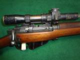 British Enfield No.4 Mark1 Sniper Rifle - 3 of 9