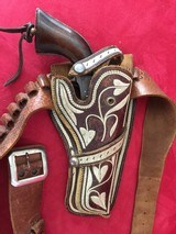 Mexican Colt Copy w/ piteado holster and belt - 1 of 5