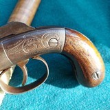 Manhattan 3 bbl. - Hand rotated - .28 cal. Pepperbox - with Mold - 7 of 9