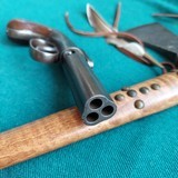 Manhattan 3 bbl. - Hand rotated - .28 cal. Pepperbox - with Mold - 4 of 9