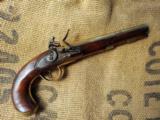 Unmarked Flintlock Brass Barreled Belt Pistol - 50 cal - 1 of 4