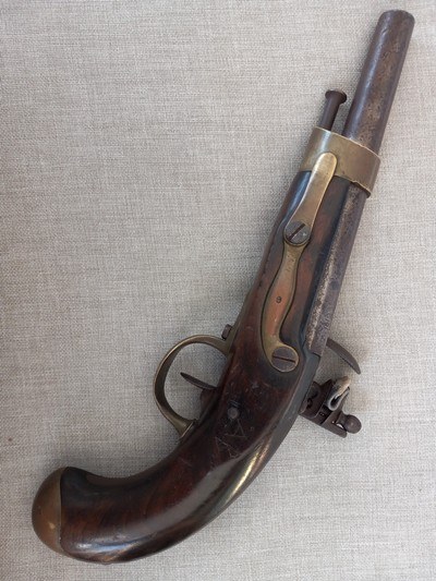 French Nepoleonic AN XIII (1805) Flintlock Pistol - Image 3 of 8