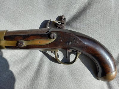 French Nepoleonic AN XIII (1805) Flintlock Pistol - Image 6 of 8
