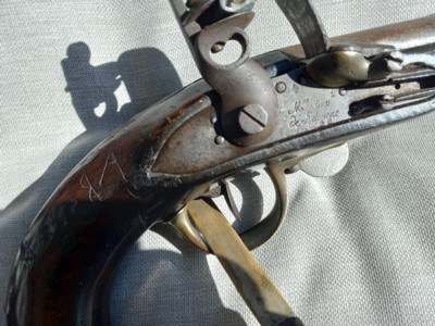 French Nepoleonic AN XIII (1805) Flintlock Pistol - Image 7 of 8