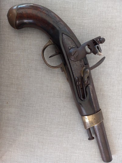 French Nepoleonic AN XIII (1805) Flintlock Pistol - Image 4 of 8