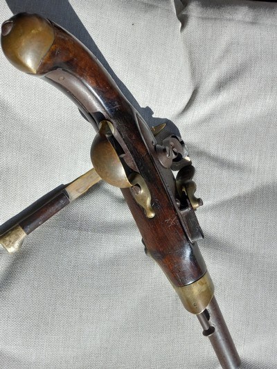 French Nepoleonic AN XIII (1805) Flintlock Pistol - Image 5 of 8