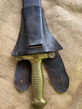 1831 French Infantry Sword - scabbard and frog - Image 1 of 8