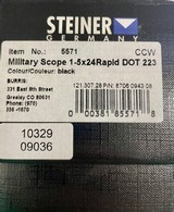 STEINER Military Optics 1-5x24 Rapid DOT223, 5571 - 4 of 4