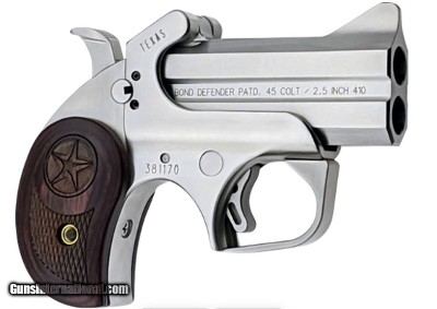 BOND ARMS Texas Defender .357 Magnum 2 Shot Derringer, 3