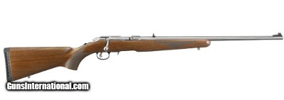 RUGER American .22LR Satin Polished Stainless 22