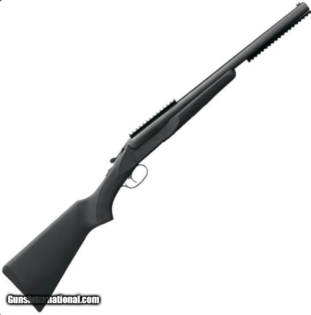 Boito A680 Side-By-Side Shotgun - 12Ga, 3, 20, Nickel Plated Steel, Black  Synthetic Stock, Brass Bead Front Sight, Fixed (IC,M), Double Trigger.  Reliable Gun: Firearms, Ammunition & Outdoor Gear in Canada
