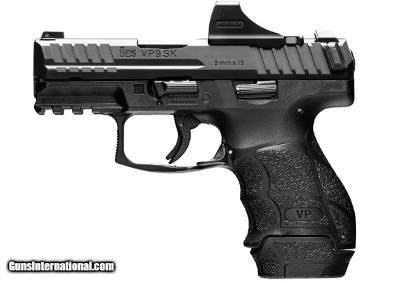 H&K VP9sk OR w/Holosun SCS Green 9mm, 1 12rd & 1 15rd magazine